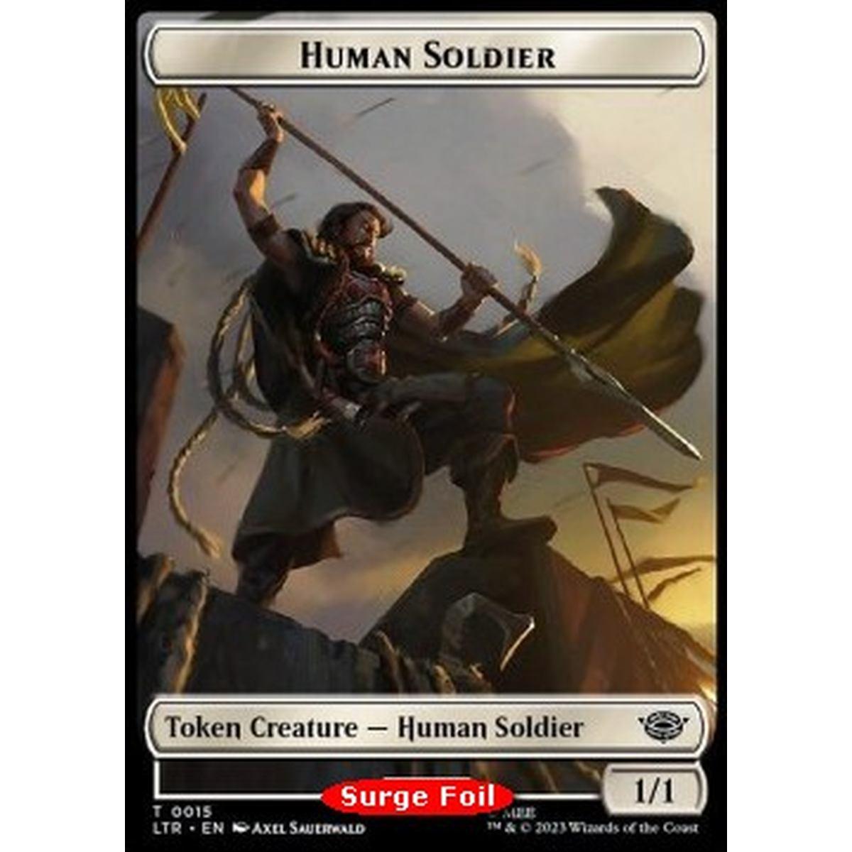 Human Soldier Token (W 1/1) // Food Token (V.6) - Human Soldier Token (W 1/1) // Food Token (V.6) - [LTRH] [NM] [Foil]