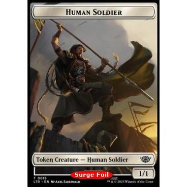 Human Soldier Token (W 1/1) // Food Token (V.6) - Human Soldier Token (W 1/1) // Food Token (V.6) - [LTRH] [NM] [Foil]