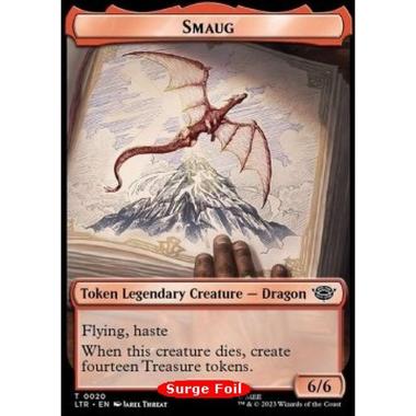 Smaug Token (R 6/6) // Food Token (V.3) - Smaug Token (R 6/6) // Food Token (V.3) - [LTRH] [NM] [Foil]