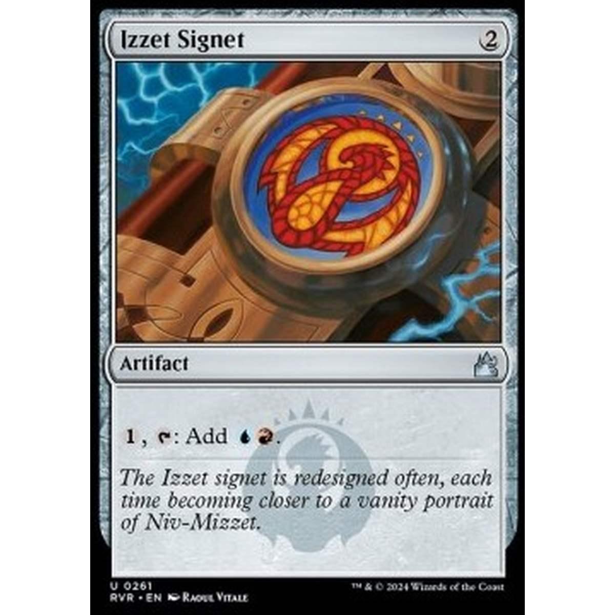 Izzet Signet - Izzet Signet - [RVR] [NM] [Foil]
