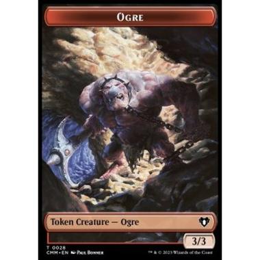 Ogre Token (R 3/3) // Eldrazi Spawn Token (C 0/1) - Ogre Token (R 3/3) // Eldrazi Spawn Token (C 0/1) - [XCMM] [NM] [Foil]