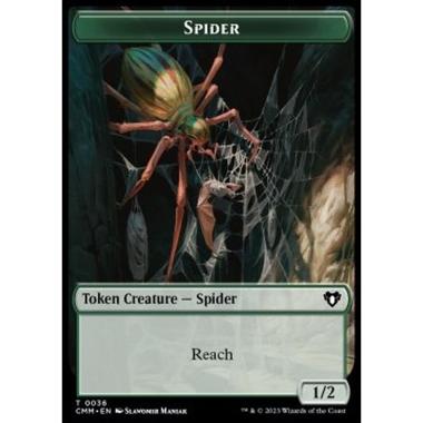 Spider Token (G 1/2) // Thopter Token (A 1/1) - Spider Token (G 1/2) // Thopter Token (A 1/1) - [XCMM] [NM] [Foil]