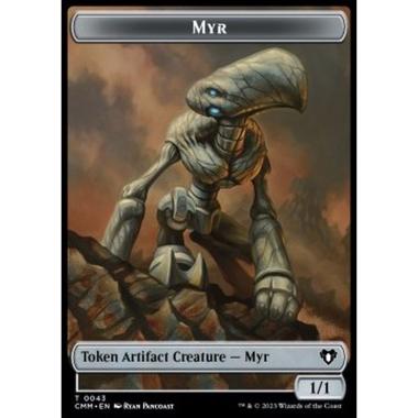 Myr Token (A 1/1) // Servo Token (A 1/1) - Myr Token (A 1/1) // Servo Token (A 1/1) - [XCMM] [NM] [Foil]
