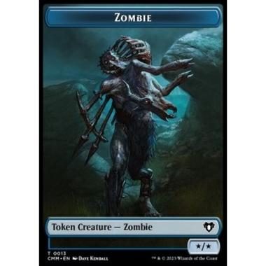 Zombie Token (U */*) // Bird Token (W 1/1) - Zombie Token (U */*) // Bird Token (W 1/1) - [XCMM] [NM] [Foil]