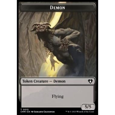 Demon Token (B 5/5) // Treasure Token - Demon Token (B 5/5) // Treasure Token - [XCMM] [NM] [Foil]