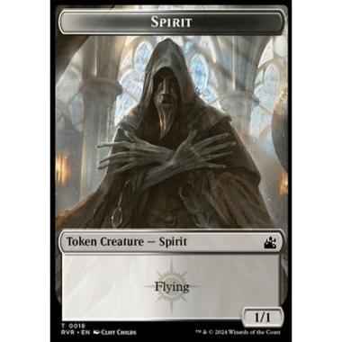 Spirit Token (WB 1/1) // Domri Rade Emblem - Spirit Token (WB 1/1) // Domri Rade Emblem - [TRVR] [NM] [Foil]