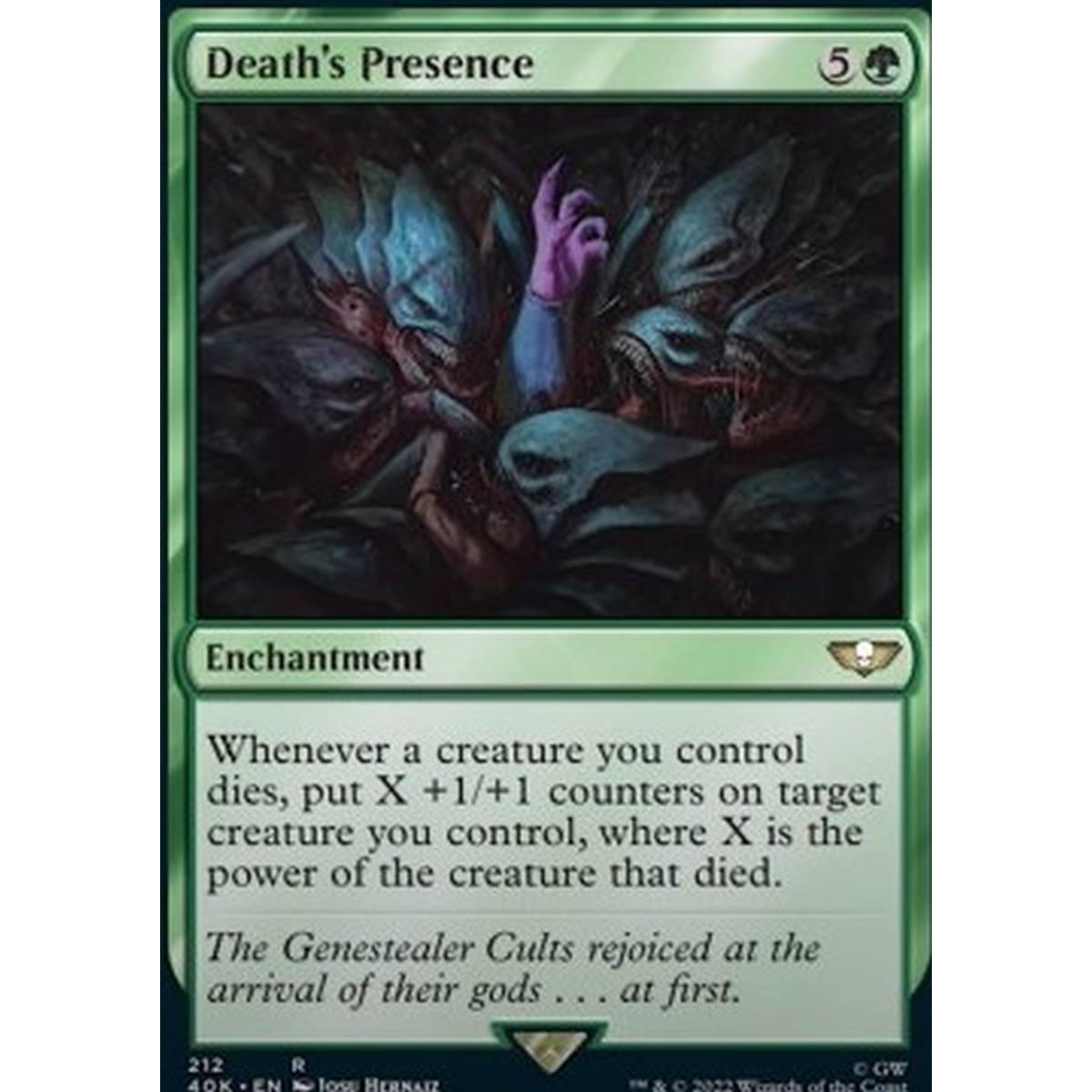 Death's Presence - Presenza della Morte - [40K] [NM]