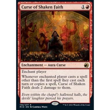 Curse of Shaken Faith - Maledizione della Fede Incrinata - [MID] [NM]