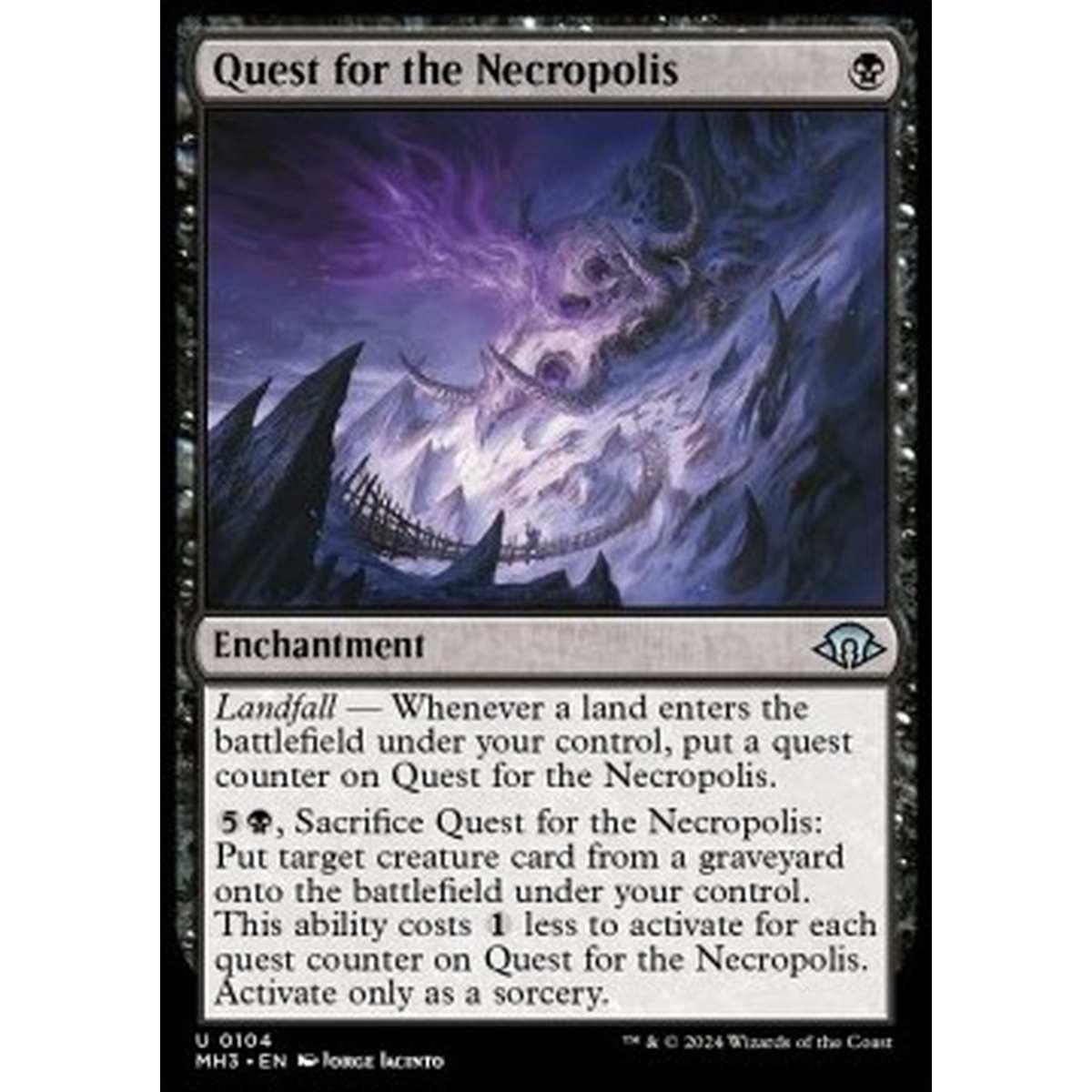 Quest for the Necropolis - Quest for the Necropolis - [MH3] [NM] [Foil]