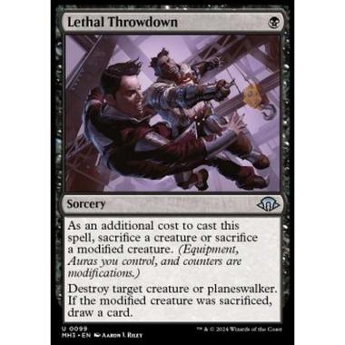 Lethal Throwdown - Lethal Throwdown - [MH3] [NM] [Foil]