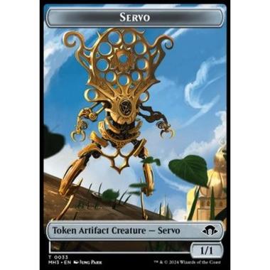 Servo Token (A 1/1) // Treasure Token - Servo Token (A 1/1) // Treasure Token - [TMH3] [NM] [Foil]