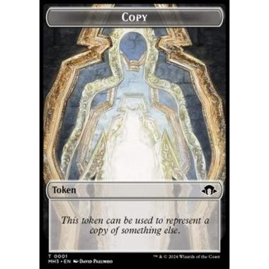 Copy Token // Phyrexian Germ Token (B 0/0) - Copy Token // Phyrexian Germ Token (B 0/0) - [TMH3] [NM] [Foil]