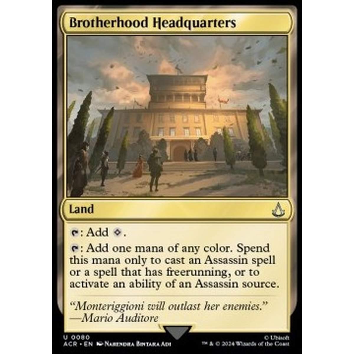 Brotherhood Headquarters - Brotherhood Headquarters - [ACR] [NM]