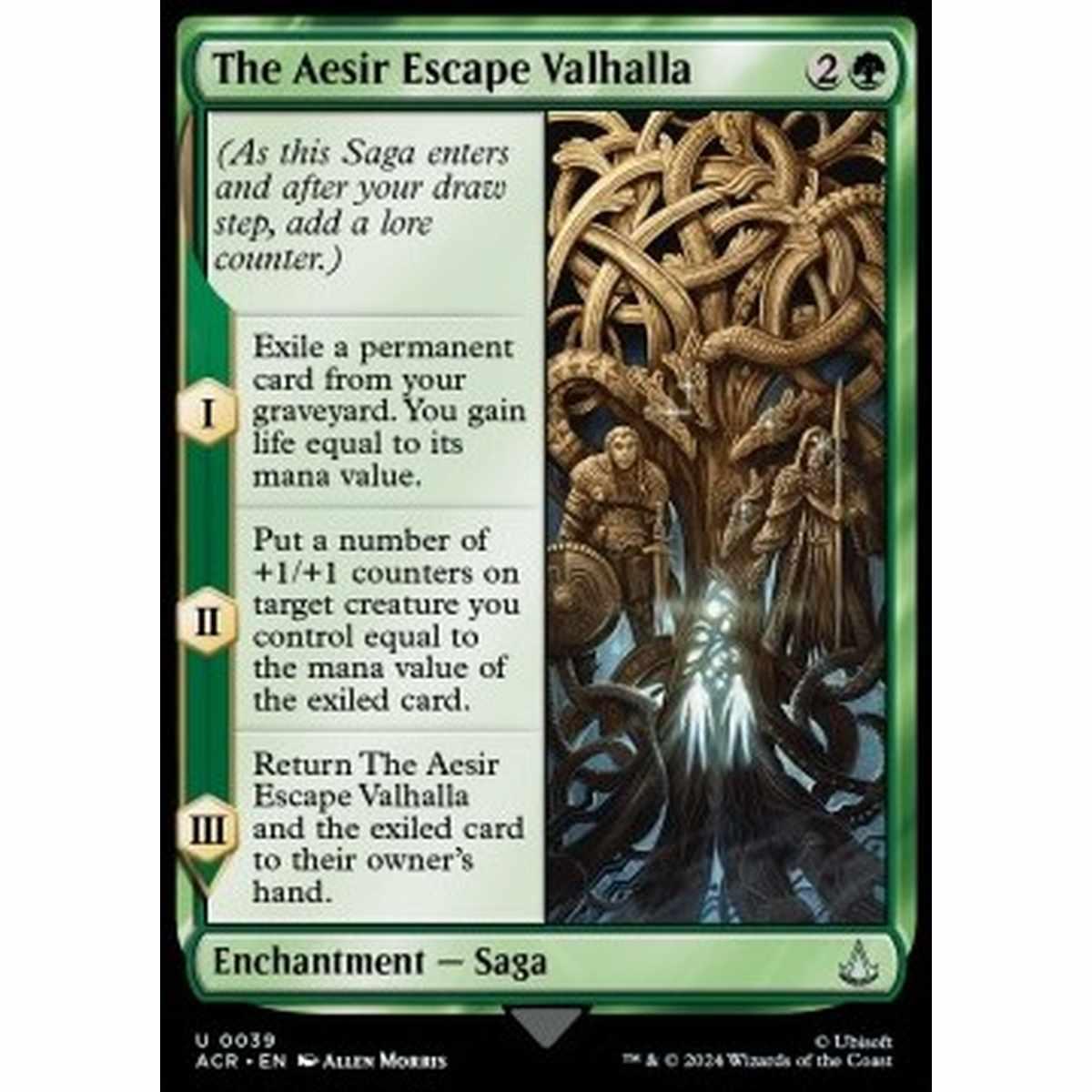 The Aesir Escape Valhalla - The Aesir Escape Valhalla - [ACR] [NM] [Foil]