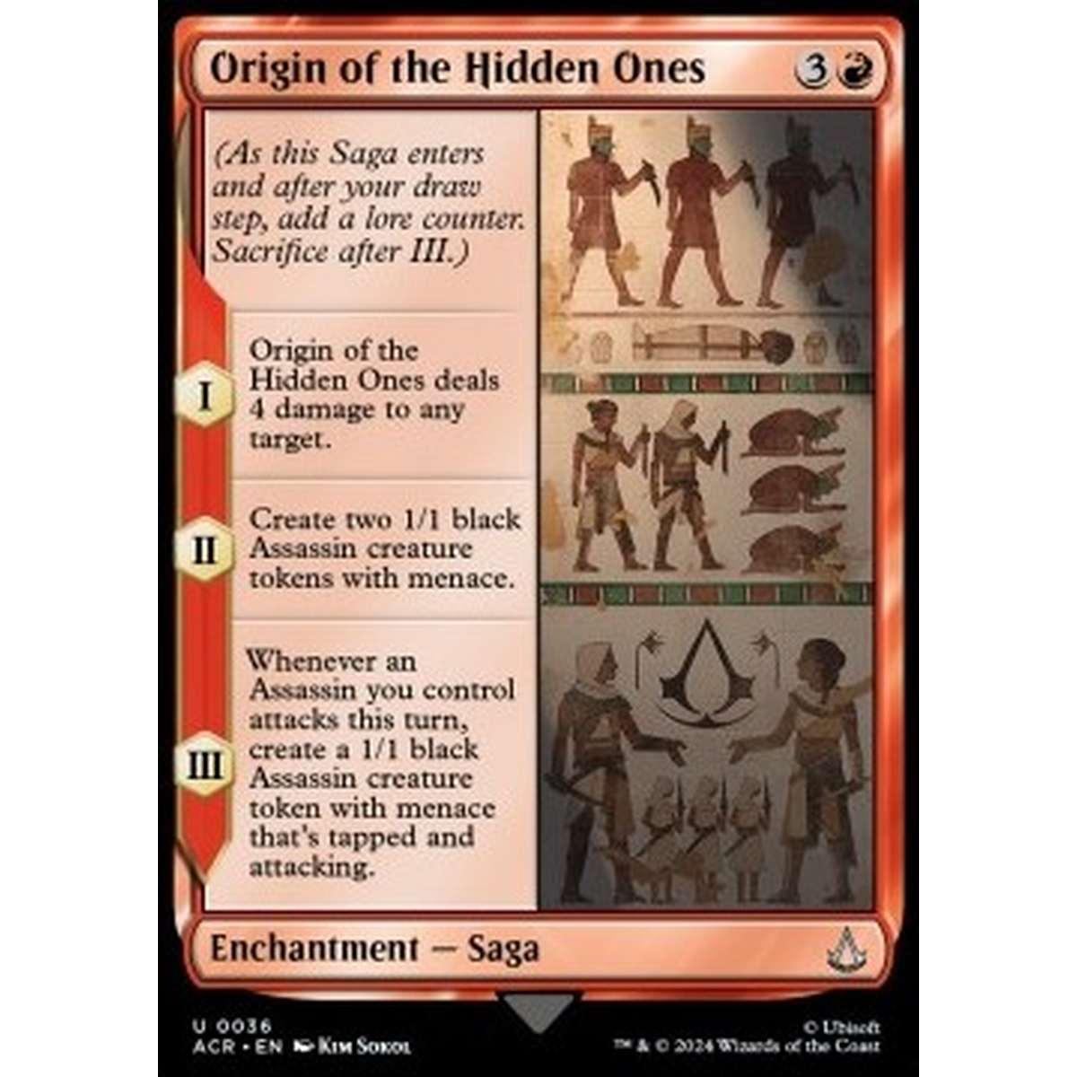 Origin of the Hidden Ones - Origin of the Hidden Ones - [ACR] [NM] [Foil]