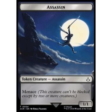 Assassin Token (C 1/1) // Phobos Token (R 3/2) - Assassin Token (C 1/1) // Phobos Token (R 3/2) - [TACR] [NM] [Foil]