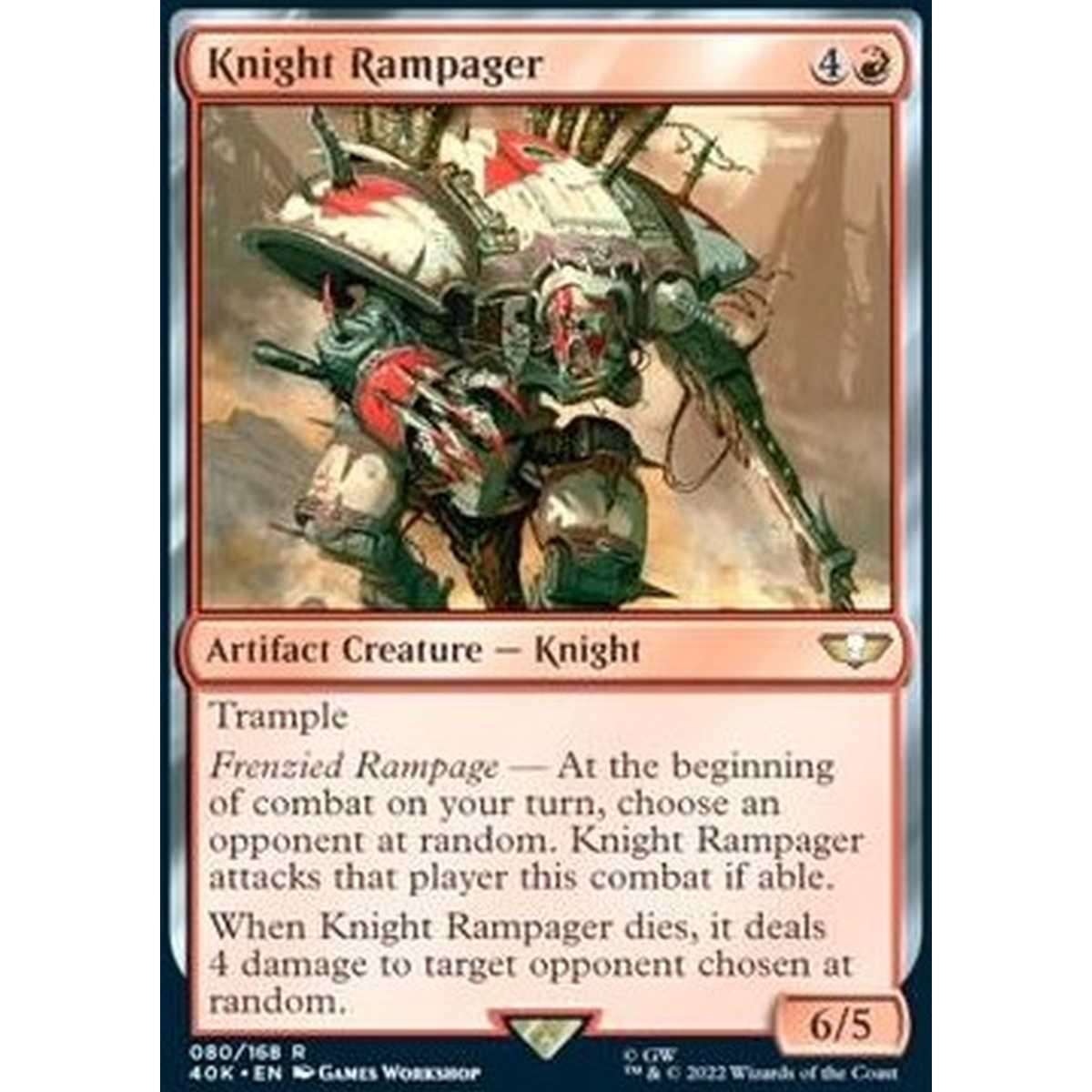 Knight Rampager - Knight Rampager - [40K] [NM]