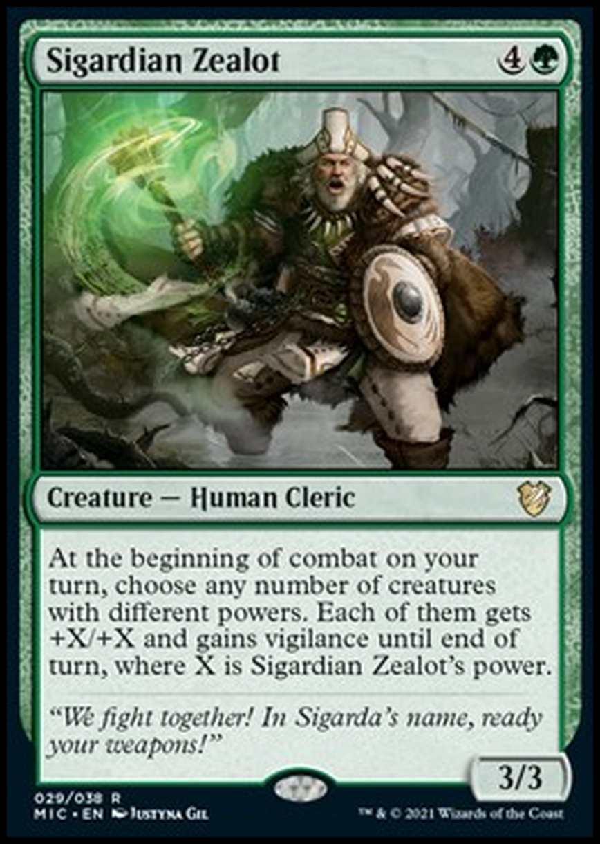 Sigardian Zealot (V.1) - Sigardian Zealot (V.1) - [MIC] [NM]