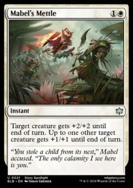 Mabel's Mettle - Mabel's Mettle - [BLB] [NM] [Foil]