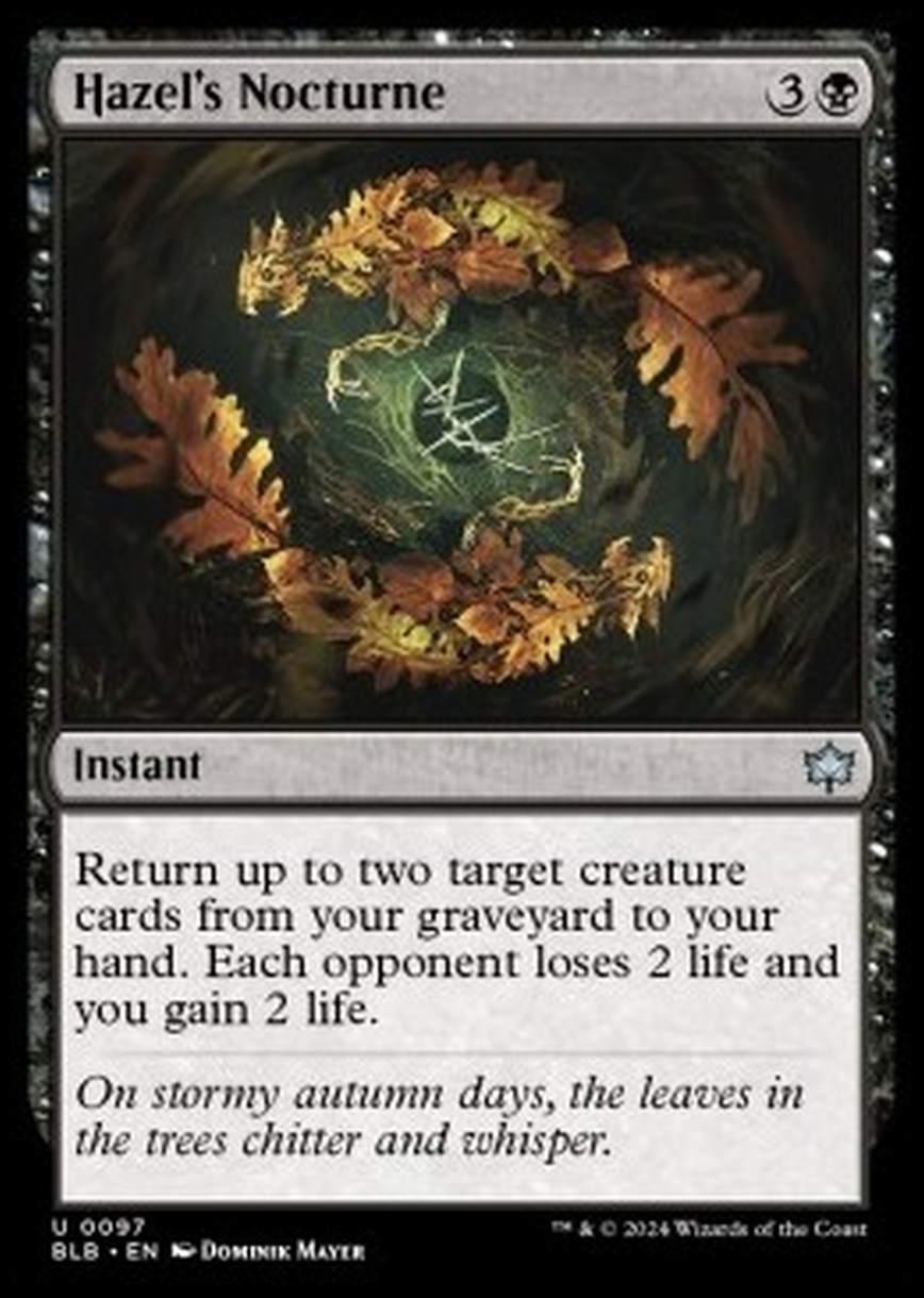 Hazel's Nocturne - Hazel's Nocturne - [BLB] [NM] [Foil]
