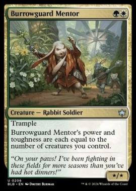 Burrowguard Mentor - Burrowguard Mentor - [BLB] [NM] [Foil]