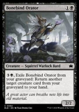 Bonebind Orator - Bonebind Orator - [BLB] [NM] [Foil]
