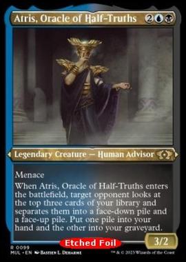 Atris, Oracle of Half-Truths (V.2) - Atris, Oracolo delle Mezze VeritÃ (V.2) - [MUL] [NM] [Foil]