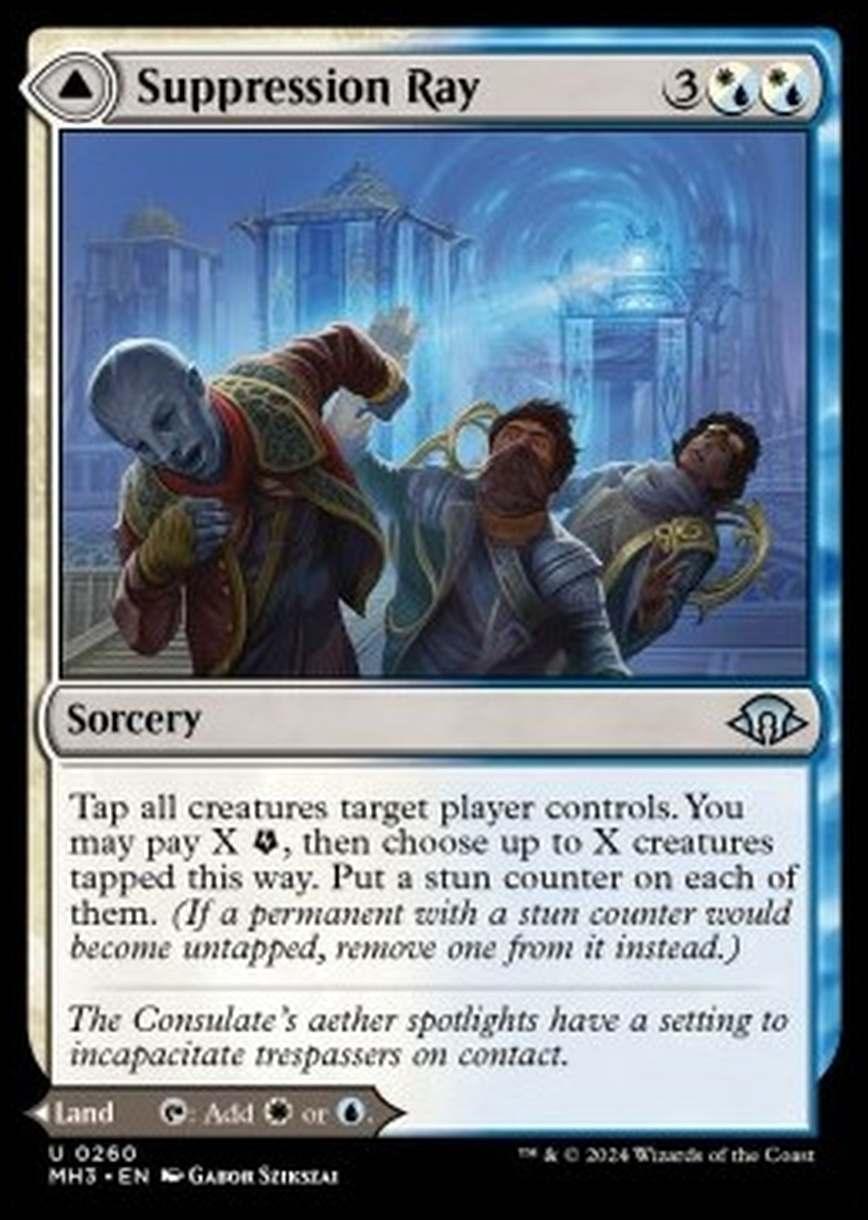 Suppression Ray // Orderly Plaza - Suppression Ray // Orderly Plaza - [MH3] [NM] [Foil]