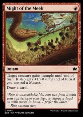 Might of the Meek - Might of the Meek - [BLB] [NM] [Foil]