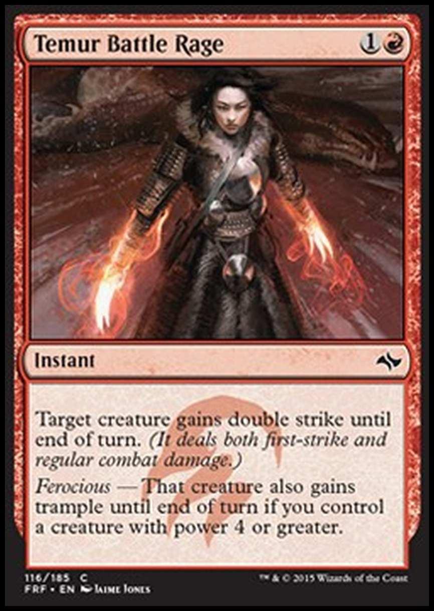 Temur Battle Rage - Furia della Battaglia Temur - [FRF] [NM]