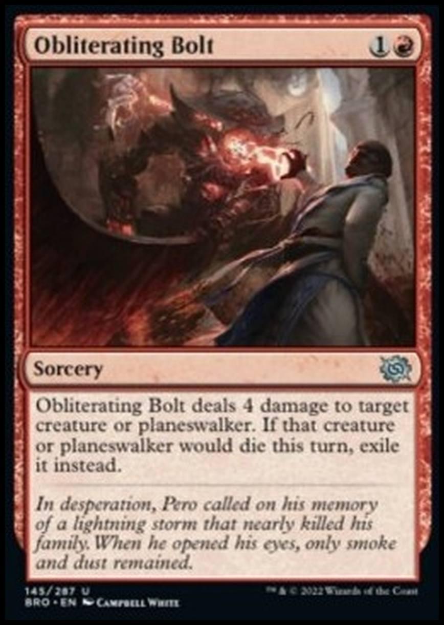 Obliterating Bolt - Obliterating Bolt - [BRO] [NM] [Foil]