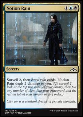 Notion Rain - Pioggia di Nozioni - [GRN] [NM] [Foil]