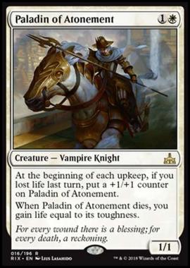 Paladin of Atonement - Paladin of Atonement - [RIX] [NM] [Foil]