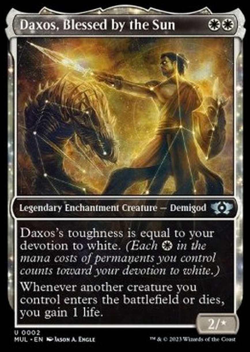 Daxos, Blessed by the Sun (V.1) - Daxos, Blessed by the Sun (V.1) - [MUL] [NM] [Foil]