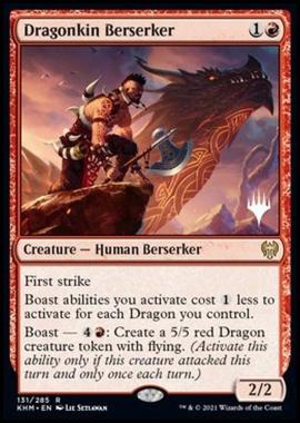 Dragonkin Berserker (V.2) - Berserker della Stirpe Draconica (V.2) - [PKHM] [NM] [Foil]