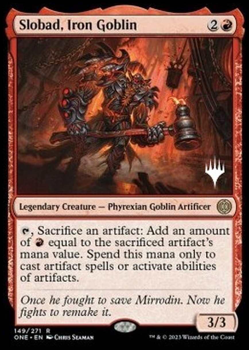 Slobad, Iron Goblin (V.2) - Slobad, Goblin di Ferro (V.2) - [PONE] [NM] [Foil]
