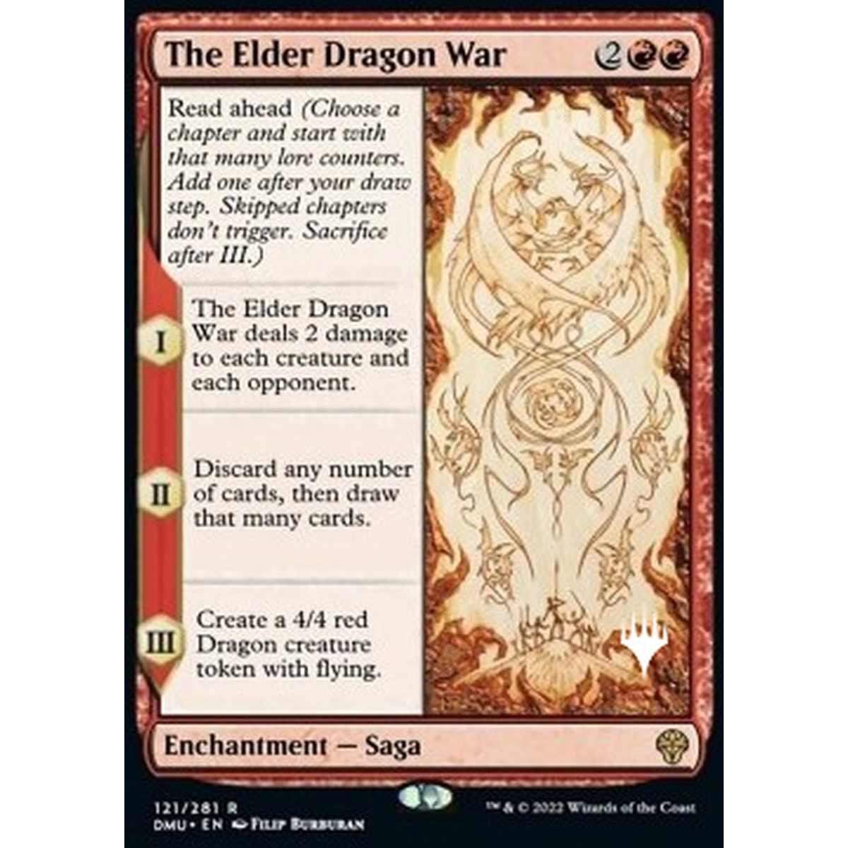 The Elder Dragon War (V.2) - La Guerra degli Antichi Draghi (V.2) - [PDMU] [NM] [Foil]