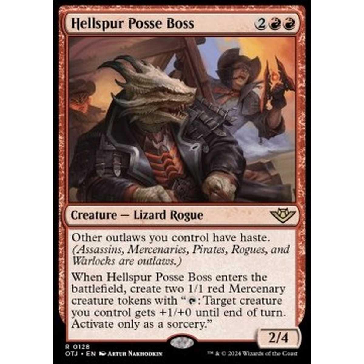 Hellspur Posse Boss - Hellspur Posse Boss - [OTJ] [NM] [Foil]