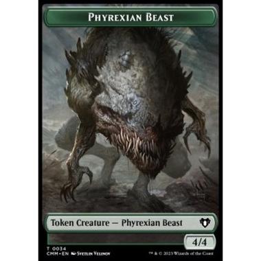 Phyrexian Best Token (G 4/4) // Eldrazi Scion Token (C 1/1) - Phyrexian Best Token (G 4/4) // Eldrazi Scion Token (C 1/1) - [XCMM] [NM] [Foil]