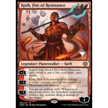 Koth, Fire of Resistance (V.2) - Koth, Fuoco della Resistenza (V.2) - [PONE] [NM] [Foil]