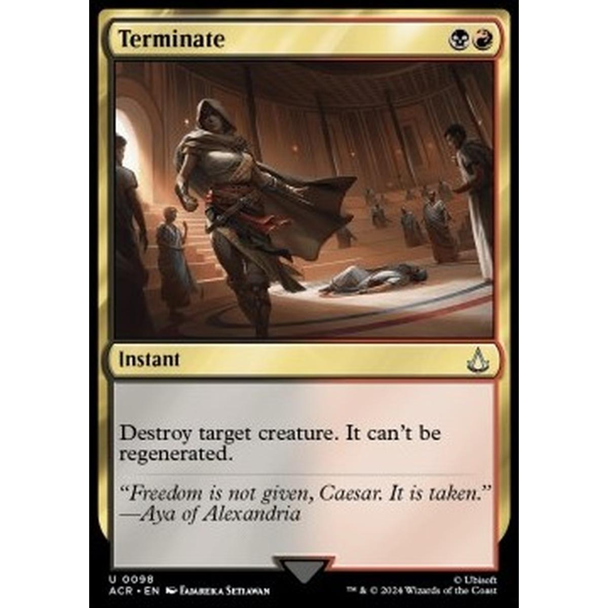 Terminate - Terminate - [ACR] [NM] [Foil]
