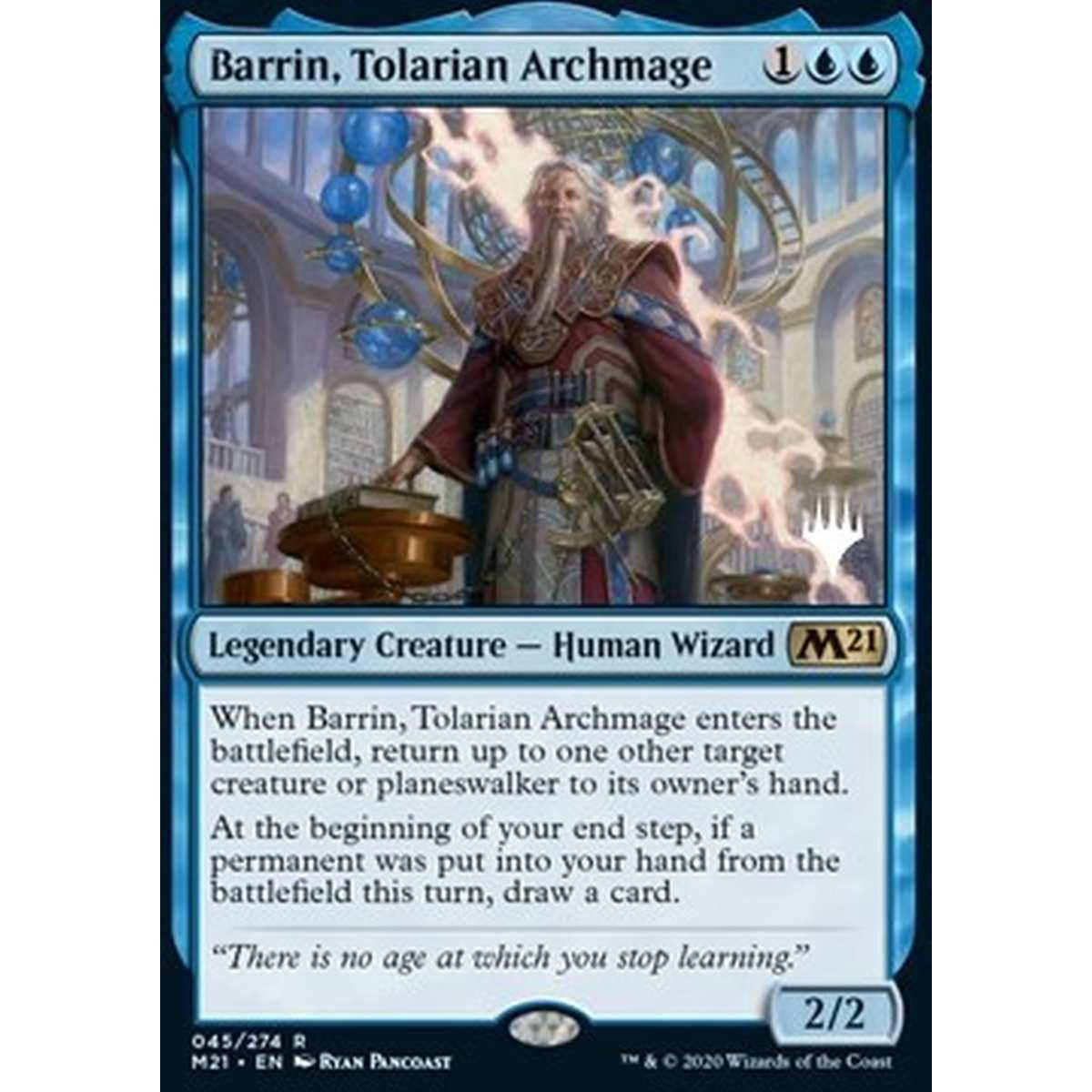 Barrin, Tolarian Archmage (V.1) - Barrin, Arcimago di Tolaria (V.1) - [PM21] [NM] [Foil]