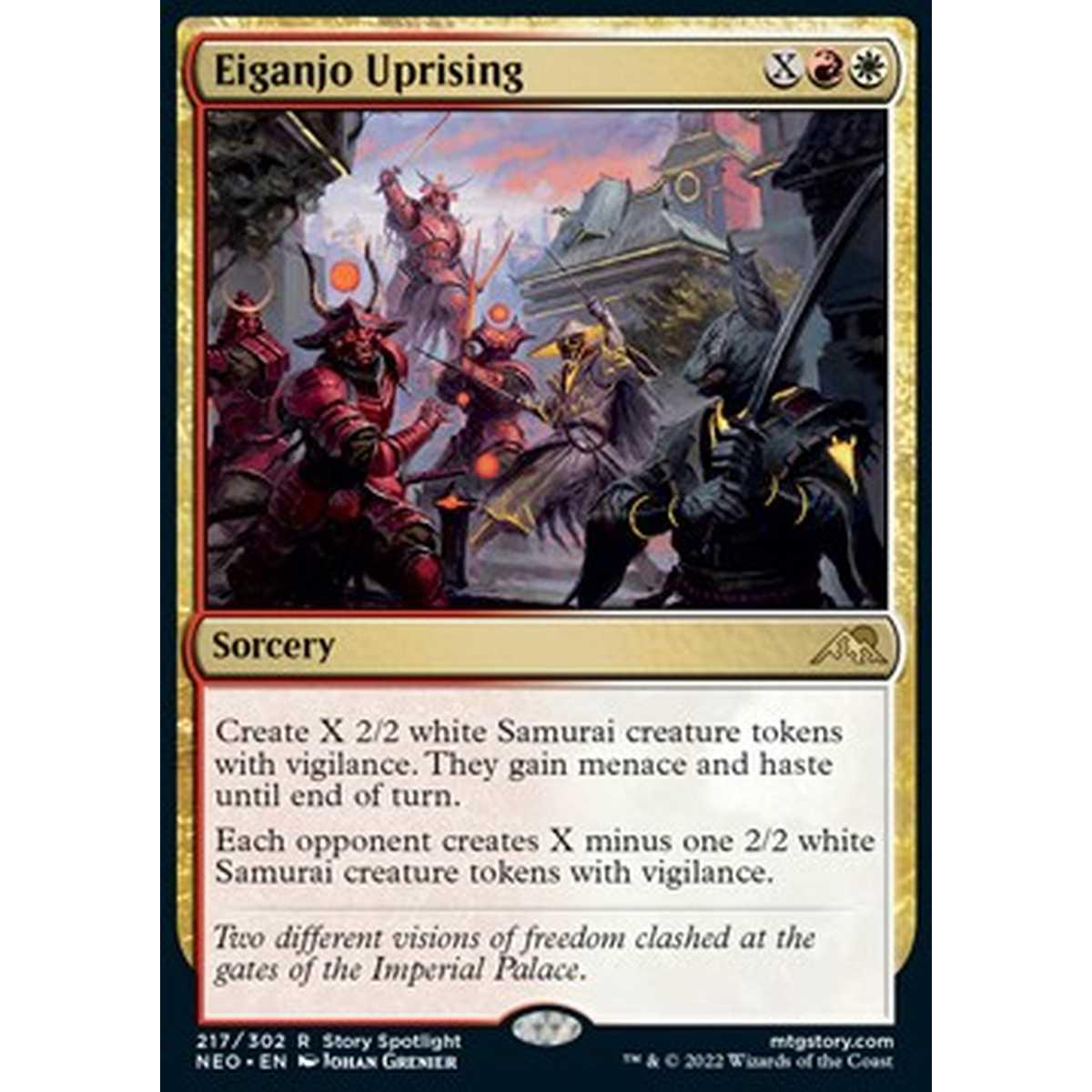 Eiganjo Uprising - Rivolta di Eiganjo - [NEO] [NM] [Foil]