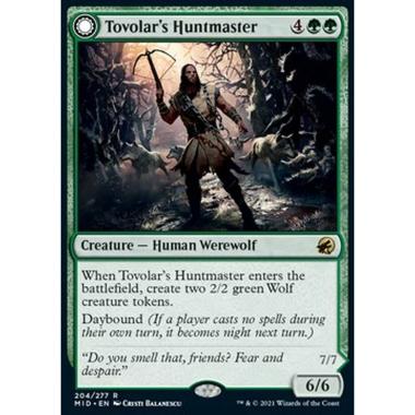Tovolar's Huntmaster // Tovolar's Packleader - Tovolar's Huntmaster // Tovolar's Packleader - [MID] [NM]