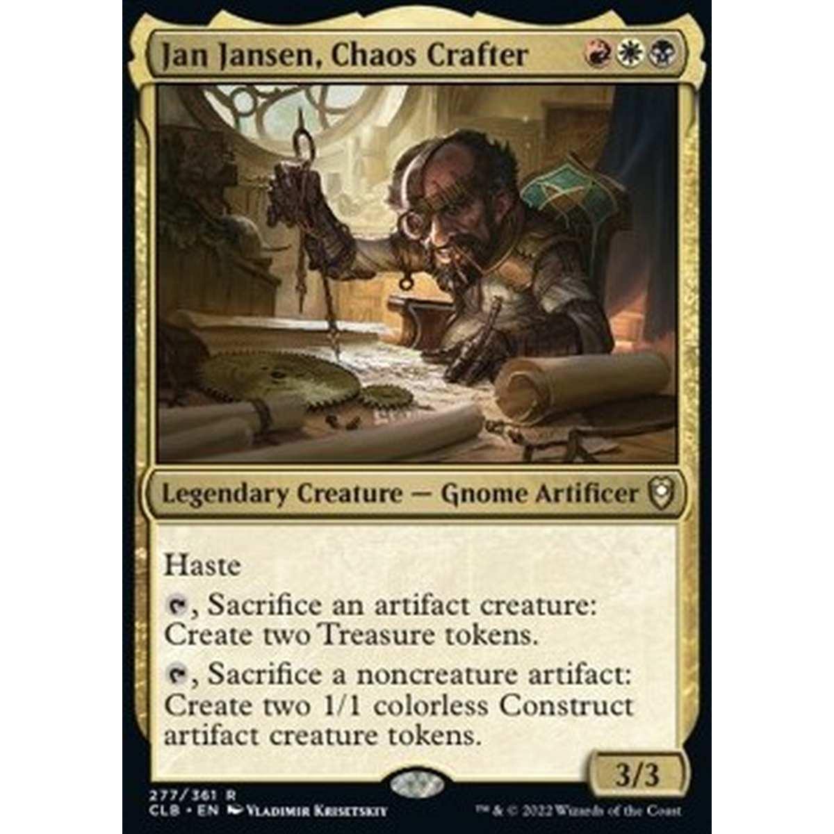 Jan Jansen, Chaos Crafter - Jan Jansen, Chaos Crafter - [CLB] [NM] [Foil]