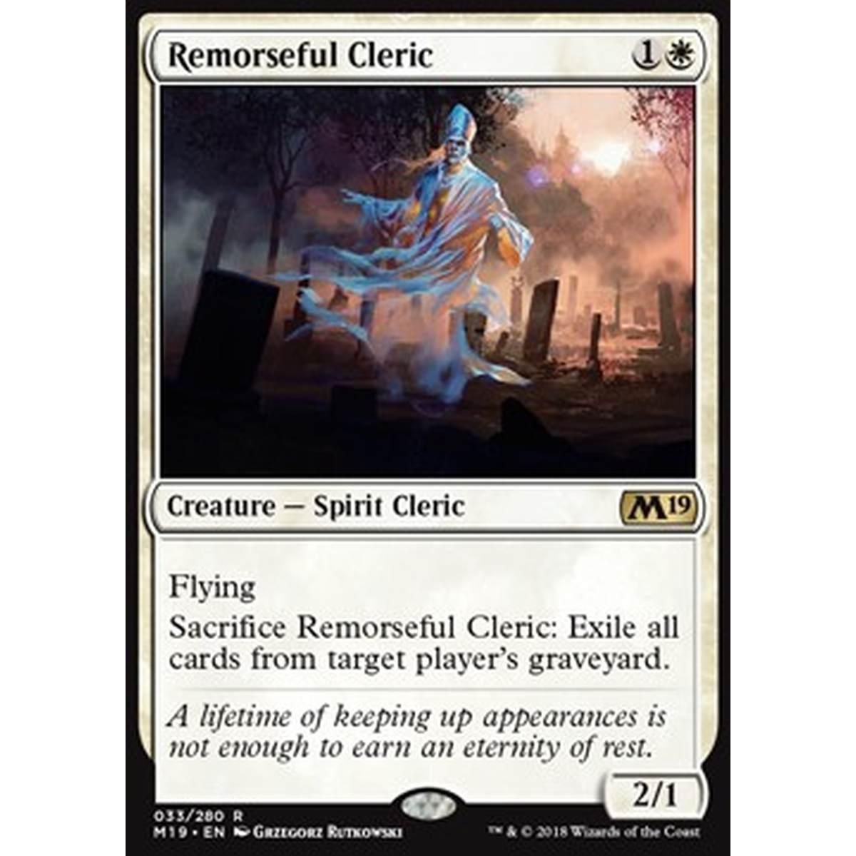 Remorseful Cleric - Chierico Contrito - [M19] [EX]