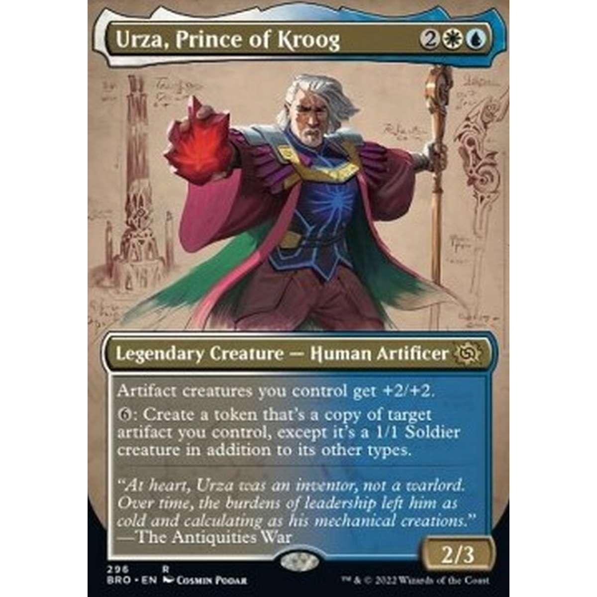 Urza, Prince of Kroog - Urza, Principe di Kroog - [XBRO] [NM]