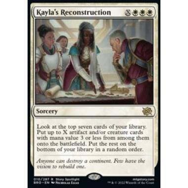Kayla's Reconstruction - Ricostruzione di Kayla - [BRO] [NM] [Foil]