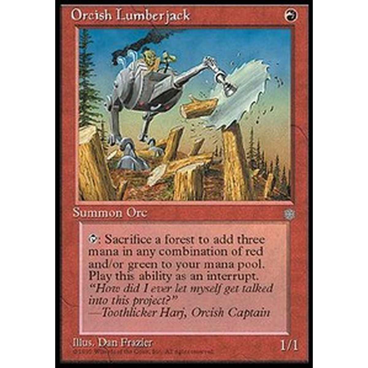 Orcish Lumberjack - Orcish Lumberjack - [ICE] [EX]