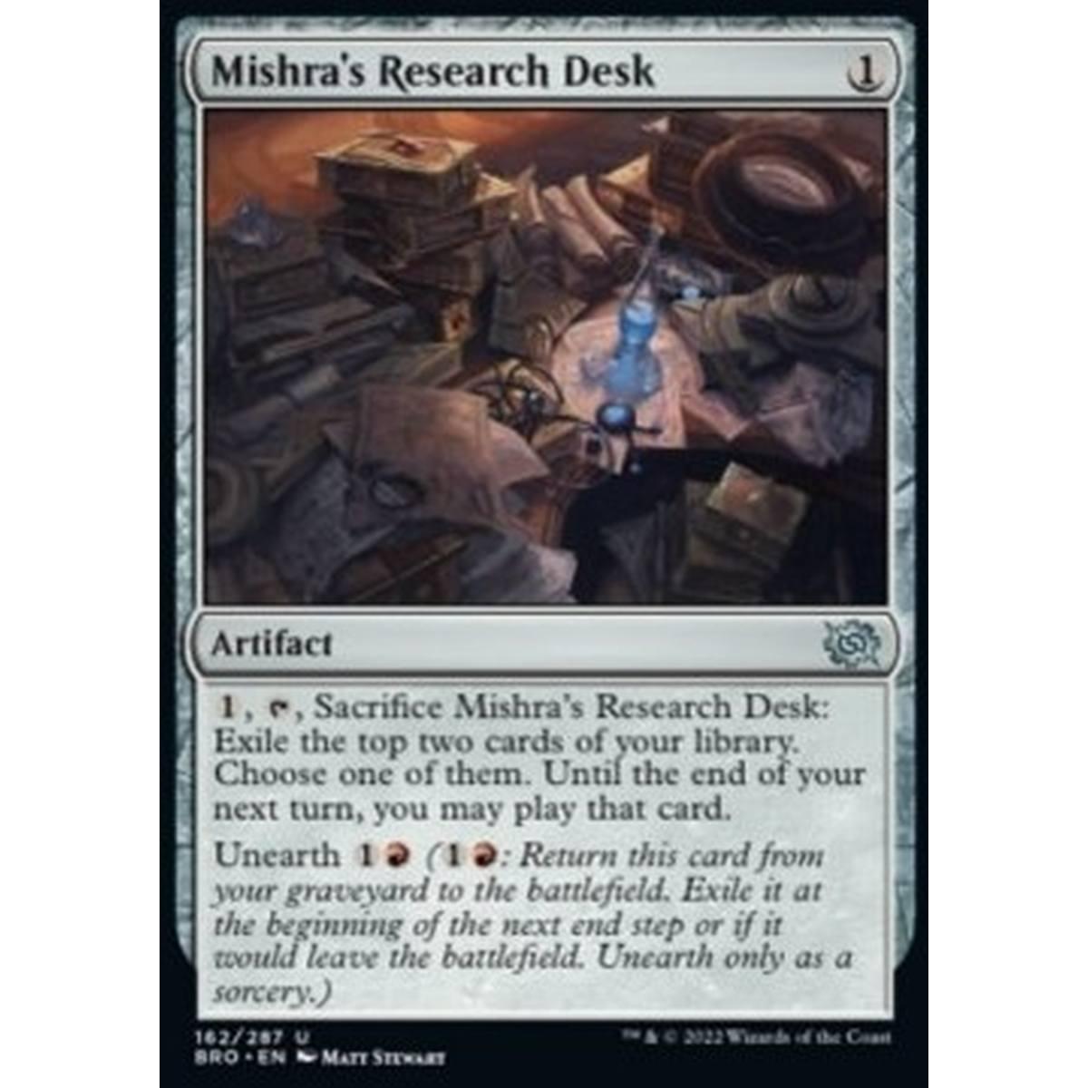 Mishra's Research Desk - Mishra's Research Desk - [BRO] [NM] [Foil]